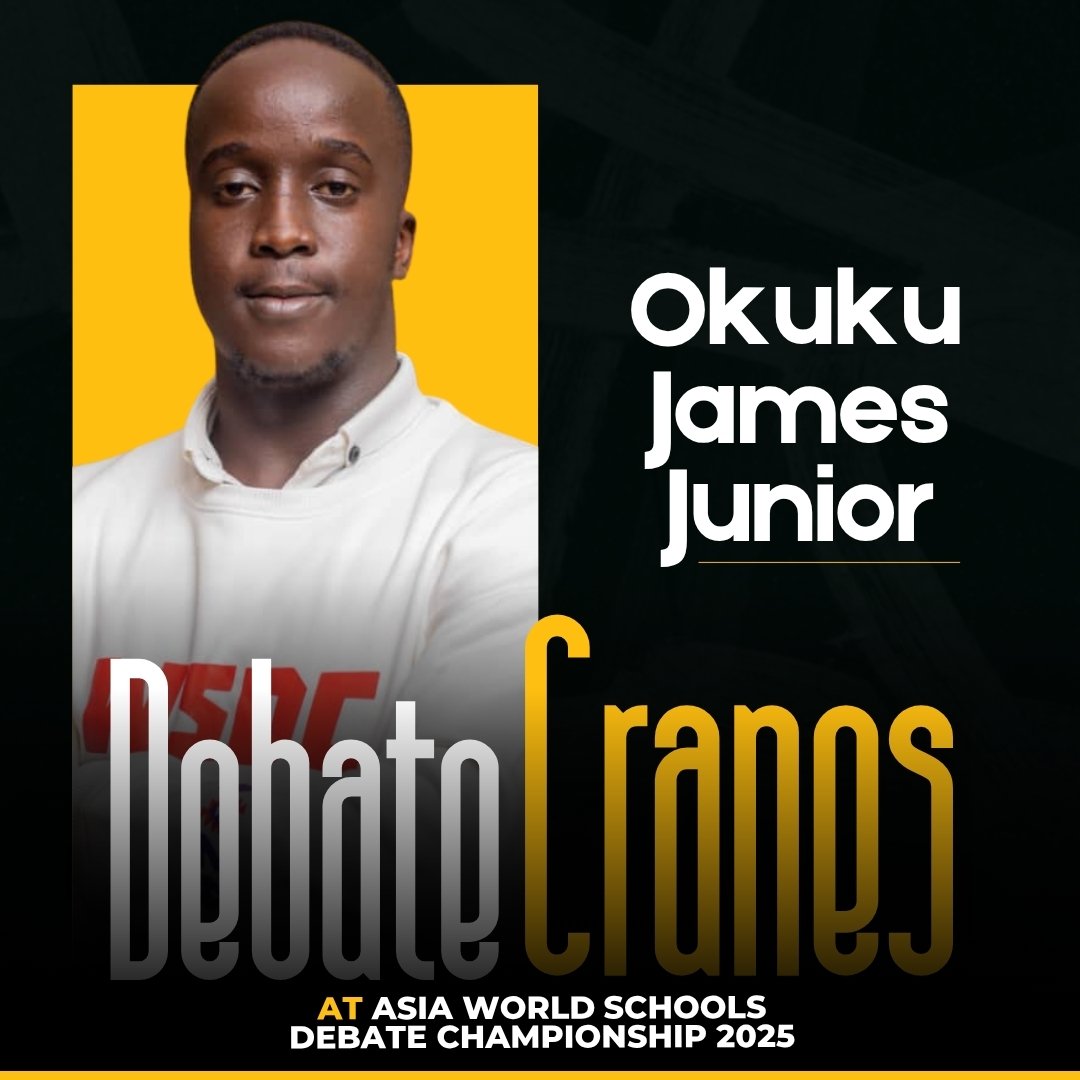 And finally—Coach James.
One of Africa’s best debaters right now. 
The Head Coach of the #DebateCranes Academy.

A mentor, a tactician, and a force in global debate circuits.
#DIAProgramming