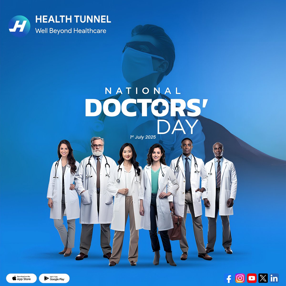 HealthTunnel's tweet image. To the hands that heal and the hearts that care — Happy Doctor’s Day! #DoctorsDay #HealthcareHeroes #DoctorsOfInstagram #HealthcareMatters #HealthTunnel #MedicalProfessionals #GratitudeForDoctors #ThankYouDoctors
 Consult Today: healthtunnel.com/category-detai…