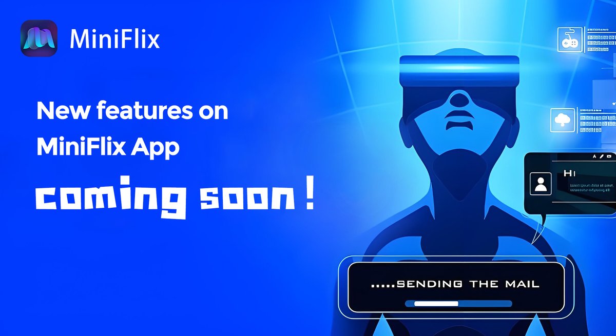 miniflixvideo's tweet photo. MiniFlix combine short video contents with web3 to give you the best experience 🥳
⚡️Can't wait to check the new features guys!
🌟Follow and stay tune for the new update🤖
#MiniFlix #web3 #AI #btc #dex #Airdrops https://t.co/hiC7nvNZ9K