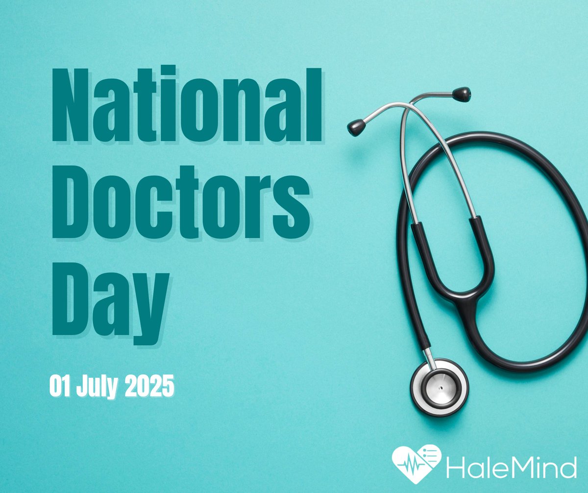 gethalemind's tweet photo. July 1 – National Doctors’ Day
This Doctors’ Day, we salute the pillars of our healthcare system. 
Visit https://t.co/ReoHjJ88B0
Thank you for your unwavering service.
— Team Halemind

#NationalDoctorsDay #DoctorsDay2025 #DrBidhanChandraRoy #Halemind #HospitalManagementSoftware https://t.co/vgfKZhGoKC