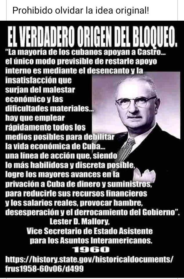 Kendry Glez (@kendry_glez) on Twitter photo <a href="/DiazCanelB/">Miguel Díaz-Canel Bermúdez</a> El gobierno de Trump adopta nuevas medidas de asfixia económica contra Cuba. El objetivo es el mismo: quebrar la voluntad soberana de los cubanos por medio del hambre, las enfermedades y dificultades diarias.
La mayor potencia mundial tratando de aplastar a la Isla Rebelde. <a href="/DiazCanelB/">Miguel Díaz-Canel Bermúdez</a> El gobierno de Trump adopta nuevas medidas de asfixia económica contra Cuba. El objetivo es el mismo: quebrar la voluntad soberana de los cubanos por medio del hambre, las enfermedades y dificultades diarias.
La mayor potencia mundial tratando de aplastar a la Isla Rebelde.