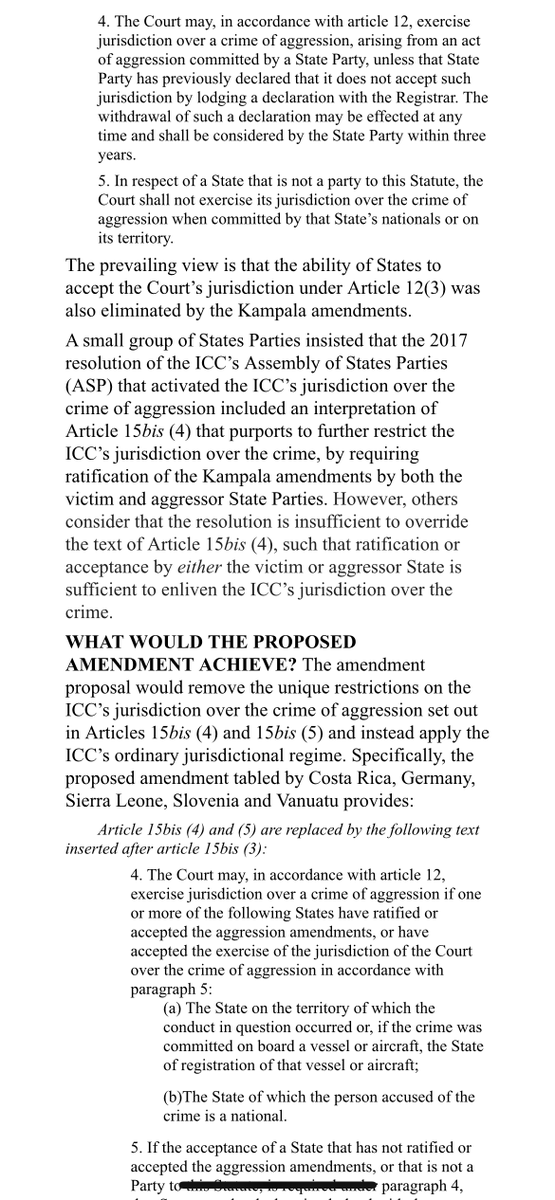 GIPAAggression1's tweet photo. The Global Institute for the Prevention of Aggression offers a Q&amp;A document with everything you need to know going into the Review of the Kampala amendments on the crime of aggression from 7 to 9 July 2025 in NYC: https://t.co/DxEsrUPSco https://t.co/v5YIfgBqgt