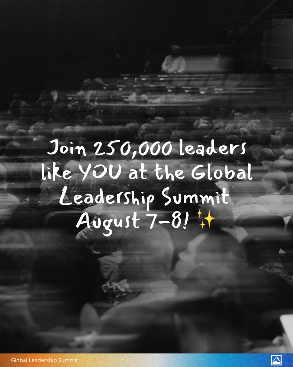 The world needs the 💡 of your leadership.

We’re one month away from the premier leadership event of the year! Register to join #GLS25 at a local host site near you or online —&gt; globalleadership.org

#GLN #GLS25 #Leadership