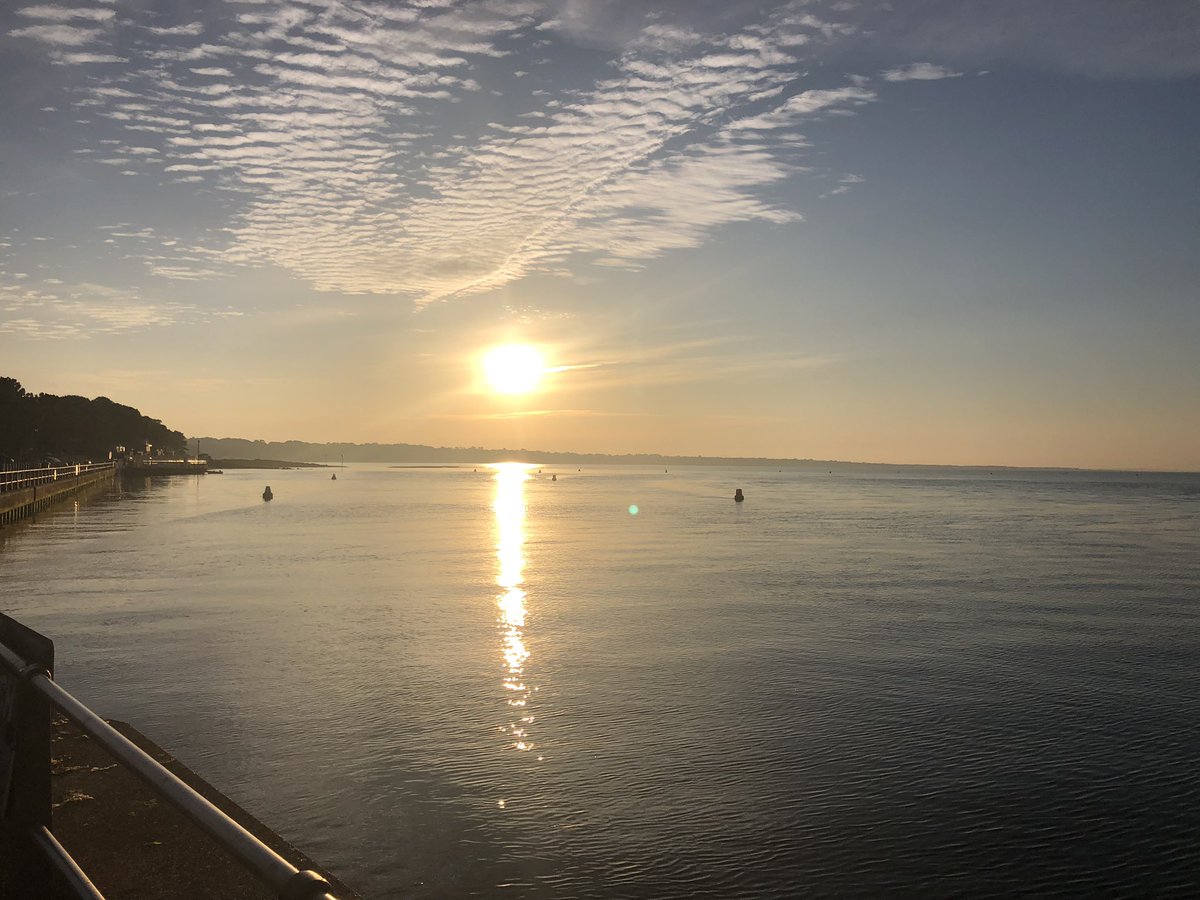 Lovely morning to be out early.