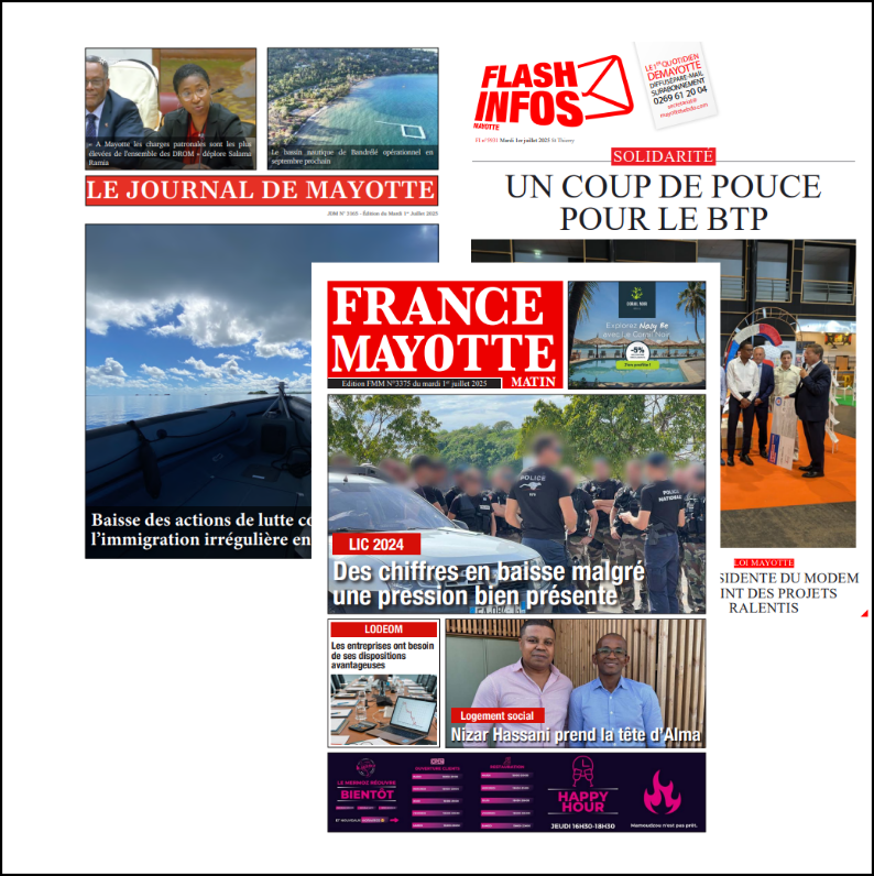 linfokwezi's tweet photo. Revue de presse : tensions, chiffres en baisse et espoirs locaux
https://t.co/OaB0cOvkuY
#économie #immigration #loimayotte #lodeom #bilan #btp #refondation #emploi #aidepublique #mayotte https://t.co/vQIwQzjhA6