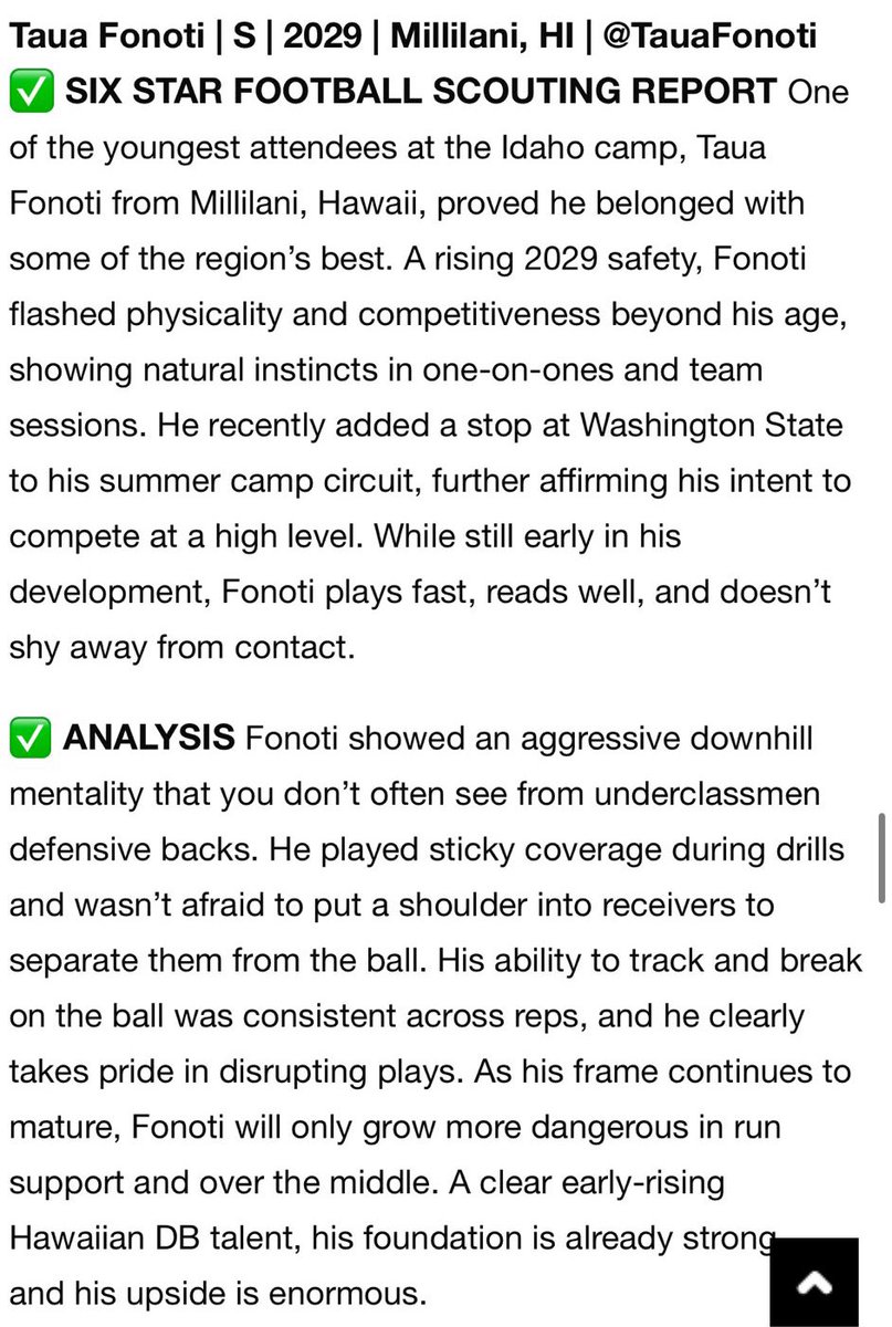 Thank you <a href="/sixstarfootball/">Six Star Football | PLUS+</a> for the write up !!

<a href="/CoachTFord/">Thomas Ford Jr</a> <a href="/BrandonHuffman/">Brandon Huffman</a> <a href="/CoachFendall/">Neil Fendall - Father, Husband, Coach</a> <a href="/CoachTD__/">Treston Decoud</a> <a href="/CoachAnguay_ISU/">CoachSamsonAnguay</a> <a href="/RegJones20/">Reggie Jones</a>