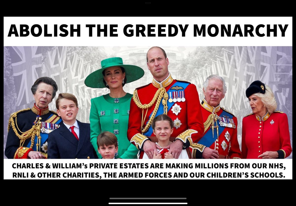 BraidseaQuine's tweet photo. @GMB @richardgaisford #SaveMillions #AbolishTheMonarchy #LazyGrifters https://t.co/6gi0EzzgZ6