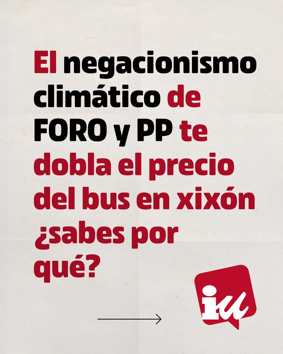 iuxixon's tweet image. ⚠️🚌 A partir de hoy el bus te costará el doble con la tarjeta ciudadana en #Xixón .
🟥 Es la consecuencia del negacionismo climático de Foro y PP y de su política de movilidad pensada para no molestar al coche.
🧵👇 Si quieres saber más, sigue este hilo (1/5).