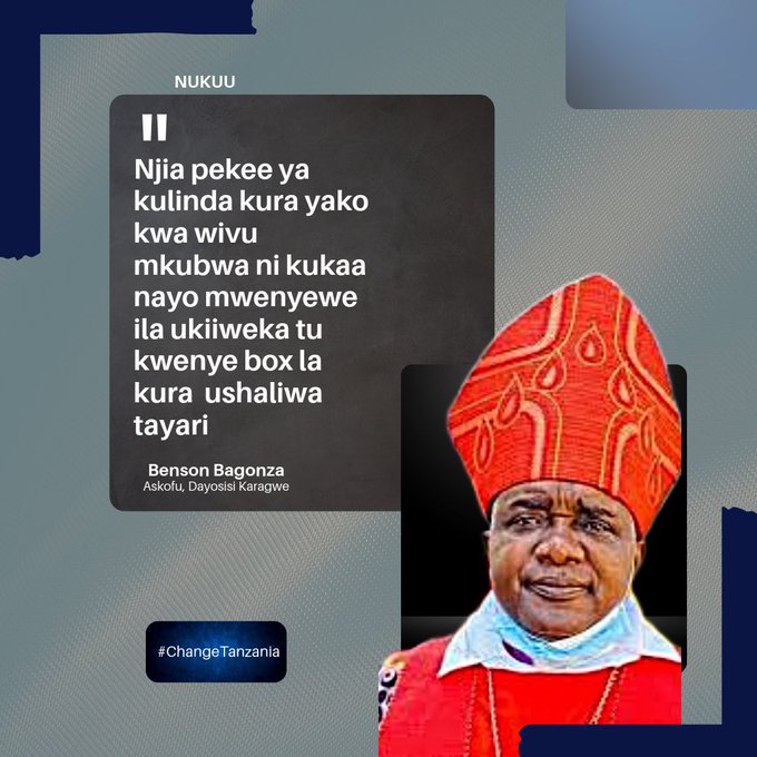 Mungu asiponionyesha wakumpa kura basi KURA yangu nitabaki nayo mfukoni.