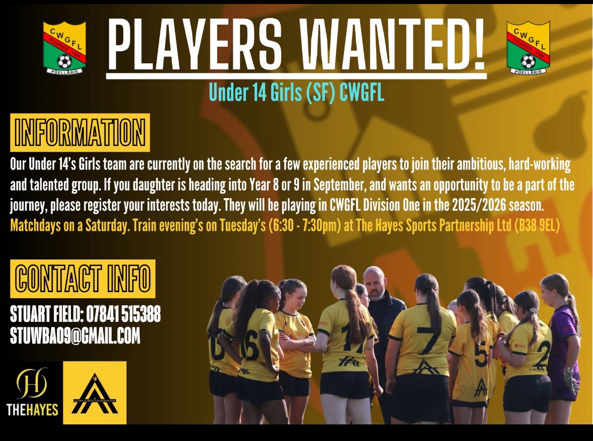 bluedeak's tweet photo. Come join this great u14 Girls Team ! 

@alvechurch_yj @AlvechurchWomen https://t.co/OOHvuzODVN