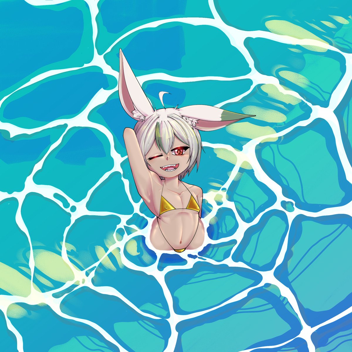 cesarcomics05's tweet image. A hot SUMMER ˜
-
@PyontaVT 
-
#goldenbikini #digitalpainting #dibujo #summer #boyinbikini