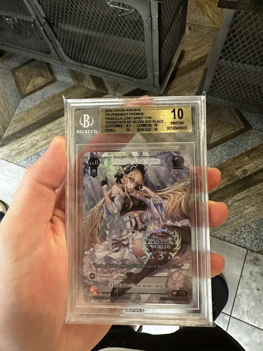 Optimalplays_'s tweet image. I love Priscilla, best looking card in #GrandArchiveTCG