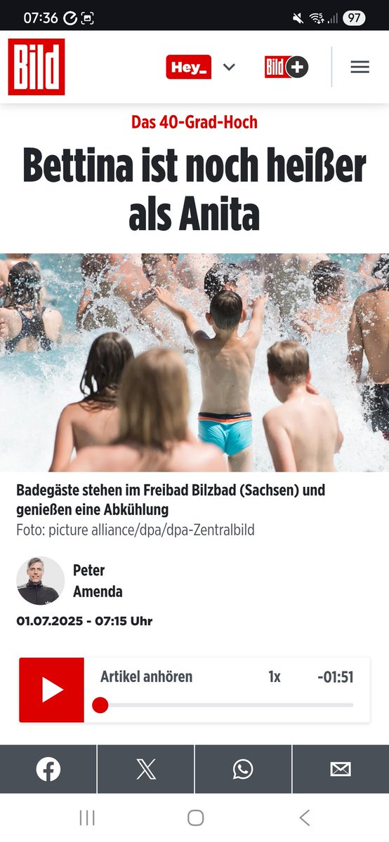 Endlich ist es richtig Sommer und Staatsfunk sowie Schwachköpfe tun so, als würden wir alle sterben 🤡