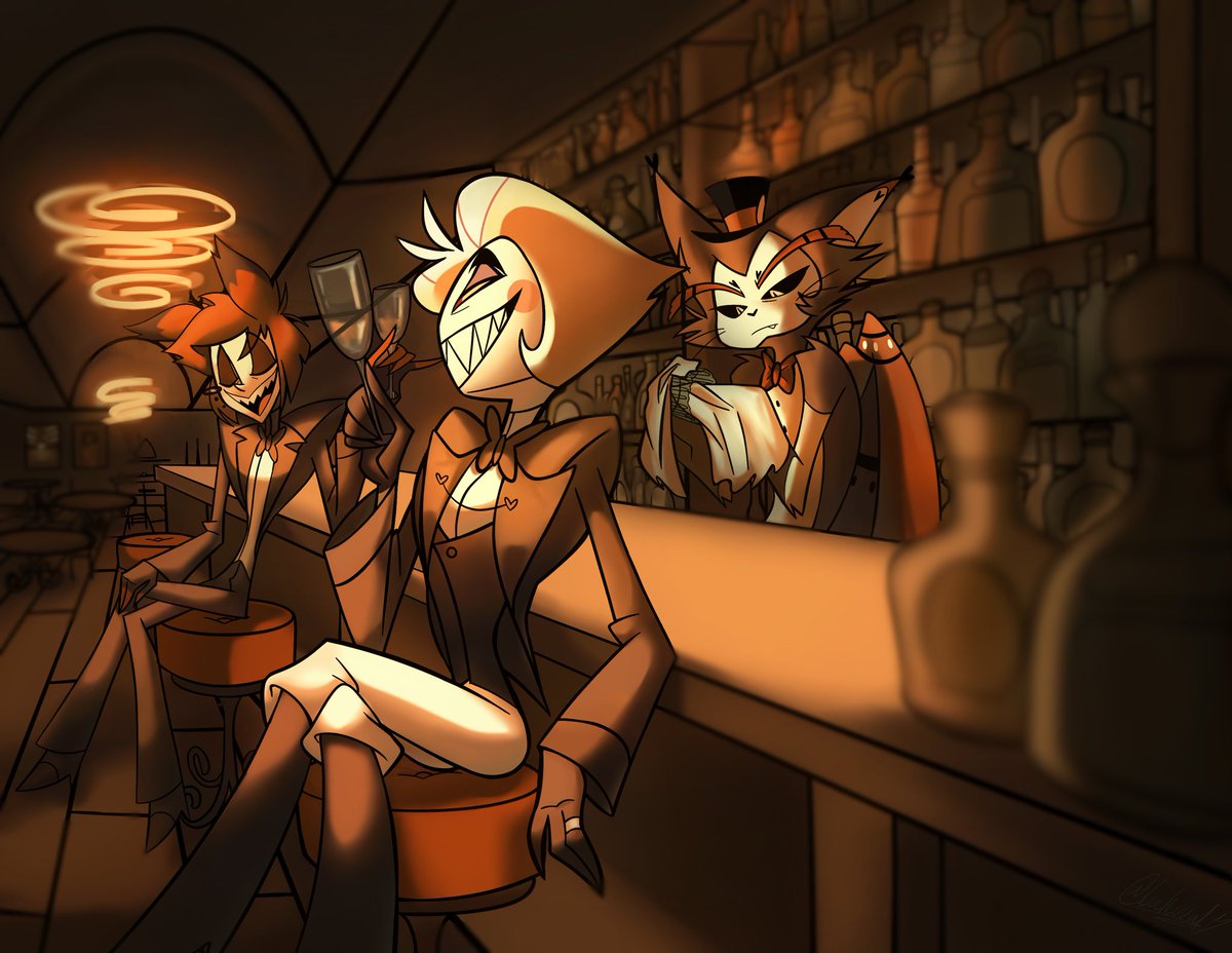 DID YALL GUYS SEE THE NEW PRINT???? AHHH OMG😍😍❤️❤️

 (pls play along this took me 17 hrs and I hate how it came out) 

#HazbinHotelAlastor #HazbinHotelFanart #HazbinHotelLucifer #HazbinHotel #Radioapple