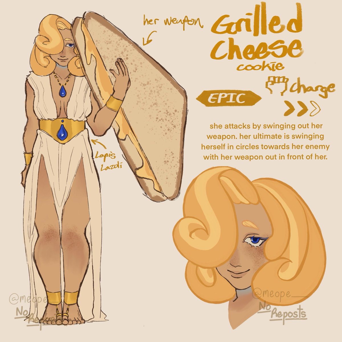 meope__'s tweet image. CRK oc … #crk #cookierunkingdom #oc #art