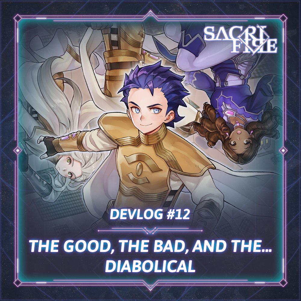 pixelated_milk's tweet image. Demons don’t knock. They burn your doors down.
Meet three infernal foes with a grudge against the light and a special interest in our hero Ezekiel.
📖 Read more: store.steampowered.com/news/app/16613…
#indiegames #gamedev #rpg