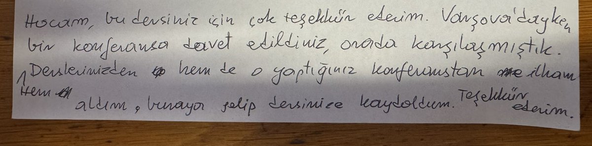 Final kâğıdı okumanın ve Hoca olmanın en zevkli ânı: