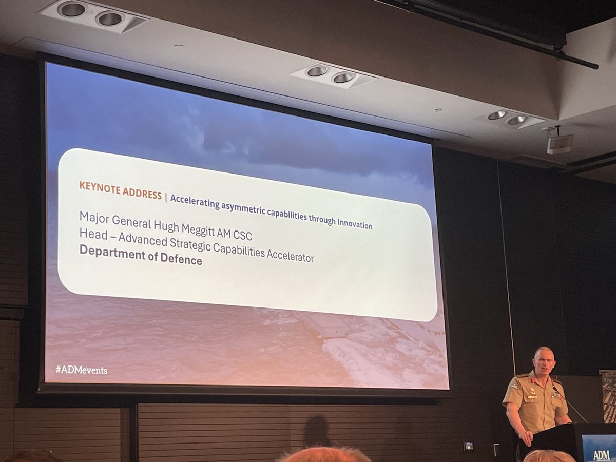 Exciting to hear about future focus of #ASCA at #ADMSouthAustraliaDefence #defenceinnovation