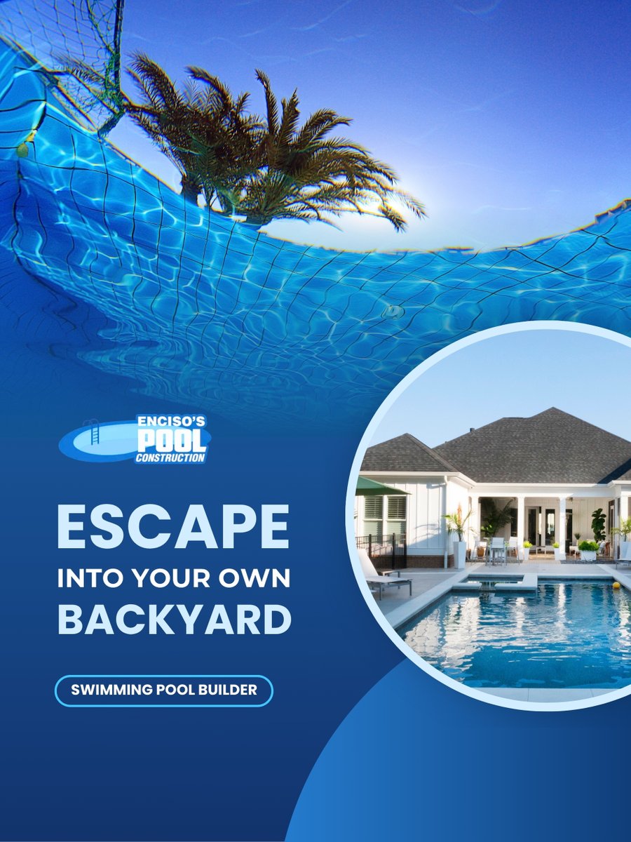 EncisosPool's tweet photo. Dreaming of crystal-clear waters just steps from your door? Let us build your escape, one splash at a time. 

DM or call us today to get started!

📞 760-249-7828
📧 contact@encisospools.com
🌐 https://t.co/yJNqVdkTDV

#CustomPoolBuilders #PoolLife #LuxuryBackyards #HesperiaHomes https://t.co/jbjoEAesSL
