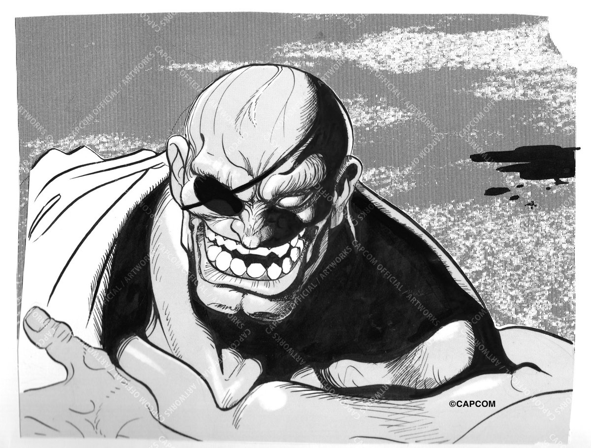 CAPCOM_AWT's tweet image. 本日の一枚。
#カプコンアートワーク #CAPCOM #ARTWORK #ストリートファイター #サガット生誕祭 #SF6