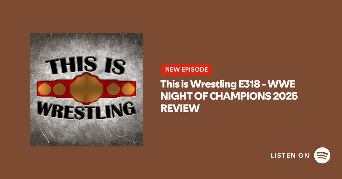 LINK: open.spotify.com/episode/0kWdXk…

On the latest edition of This is Wrestling, Lee Versage and Zach McGibbon review the WWE Night of Champions PPV/PLE in Saudi Arabia. 

Please RT!