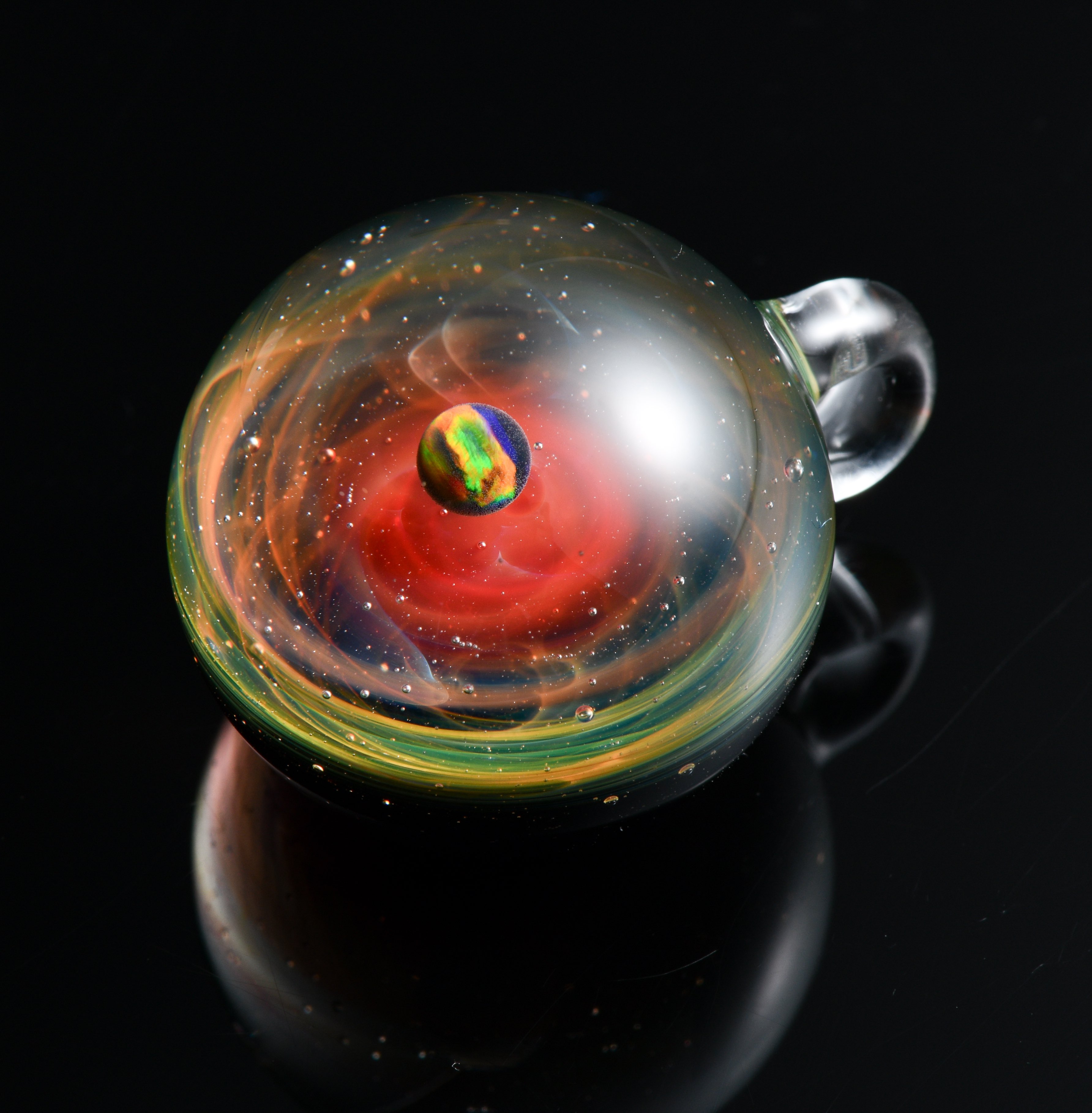 宇宙ガラス ＋α 赤タイプ オレンジ