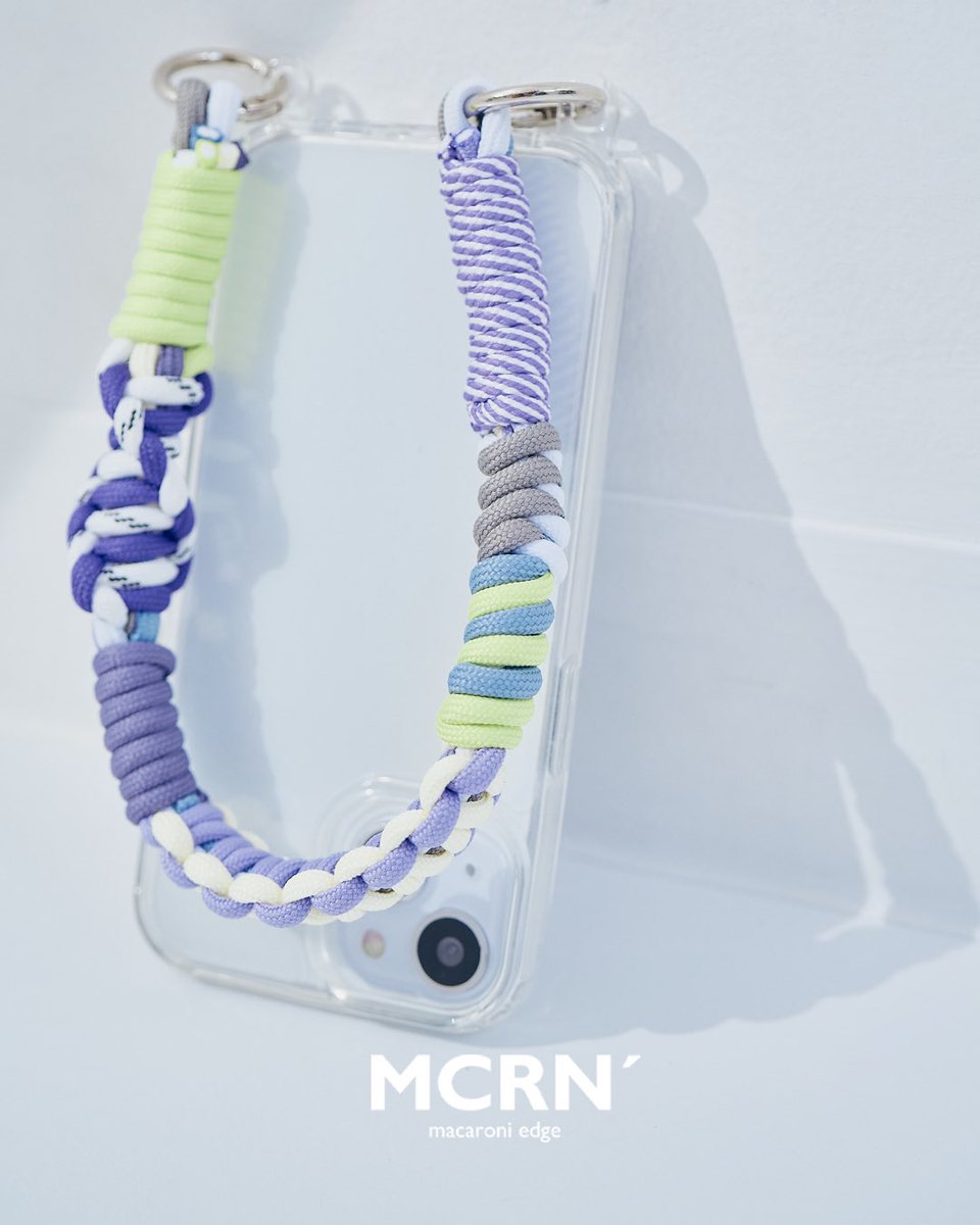 macaroniedge's tweet photo. ソロモン編みショートストラップマルチカラー3からNewカラー登場✨
種類は「グレープ」「モカ」「クリームソーダ」数量限定の「コットンキャンディ」🤍
チェックしてみてね👀🫶🏻 https://t.co/EWJ3TLRmUL