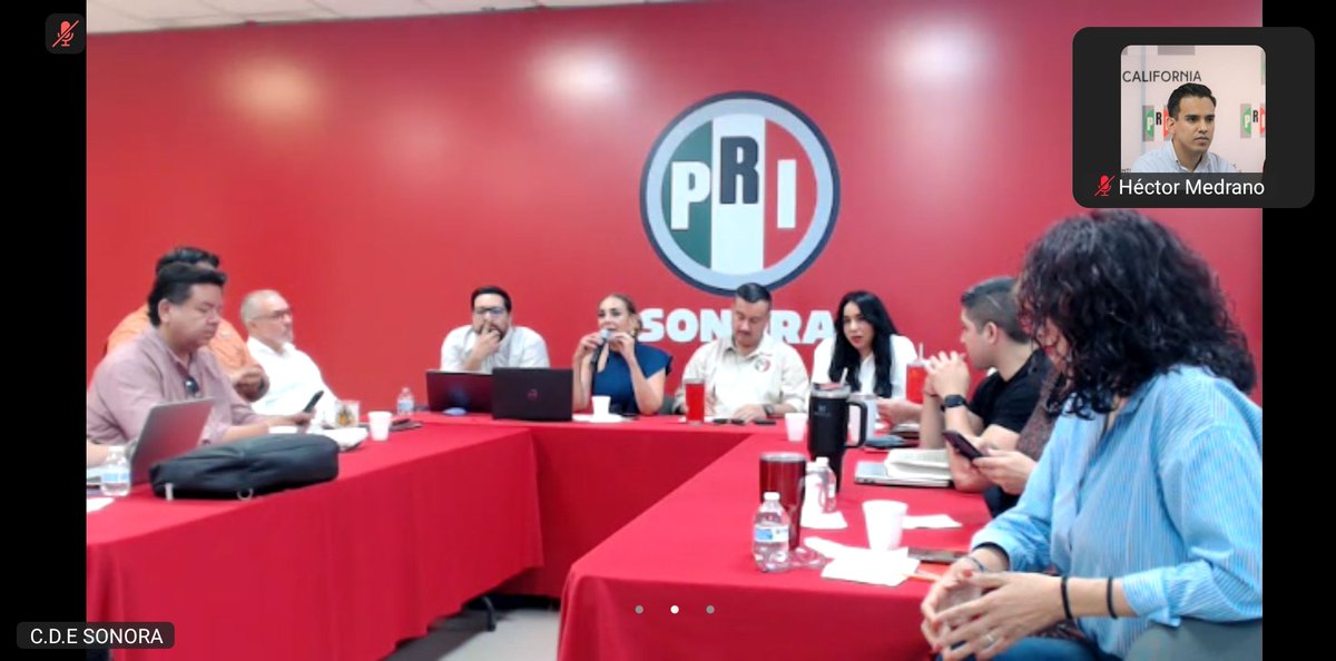 HectorMedranooo's tweet photo. Terminando la capacitación sobre Comunicación Social, Imagen Institucional y Redes Sociales por parte del Movimiento PRI Mx.

#PRISonora #PRIMx #IRH https://t.co/inIiVlezi6