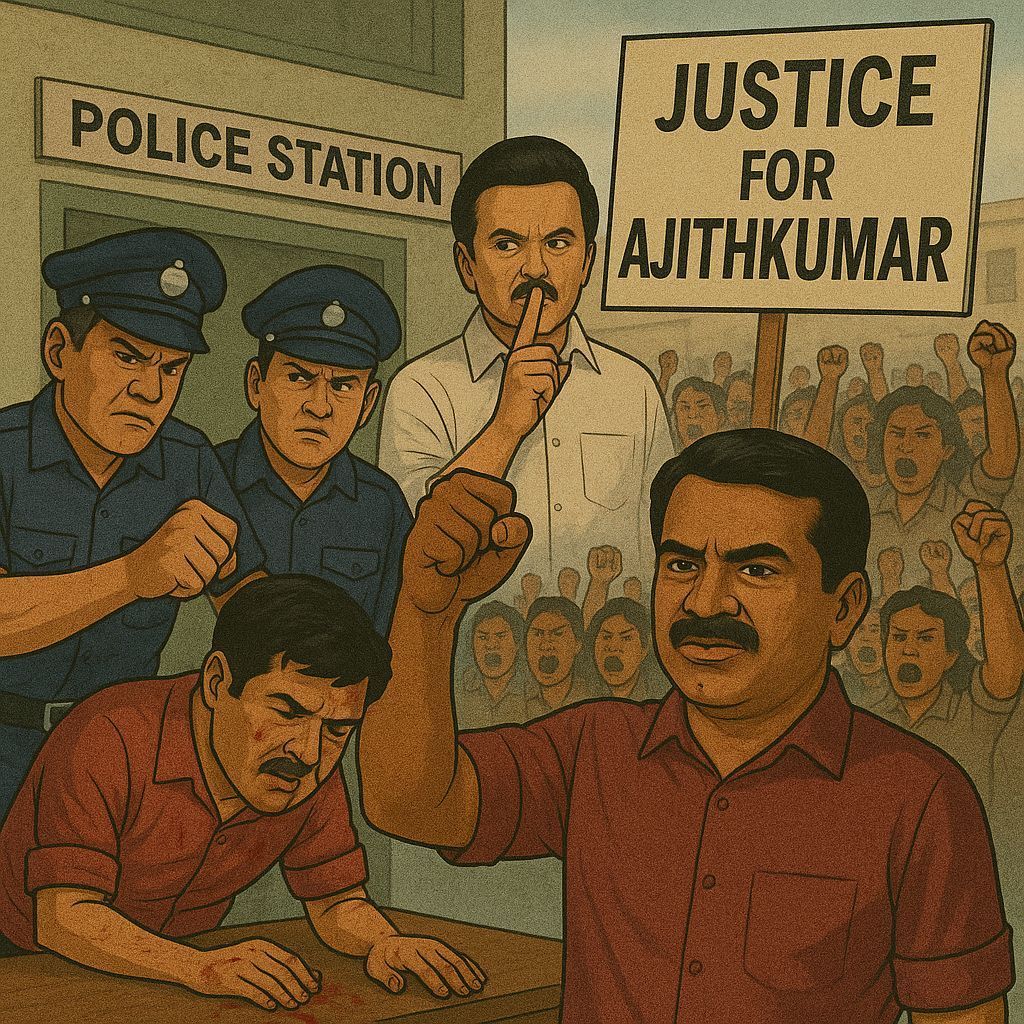 தமிழ்நாட்டில் திமுக ஆட்சிப்பொறுப்பேற்ற 
கடந்த நான்கு ஆண்டுகளில் 24 விசாரணை மரணங்கள் நிகழ்ந்திருப்பதாக தகவல் அறியும் சட்டம் மூலம் பெறப்பட்ட தகவல் கூறுகின்றது. ஆனால், உண்மையில் திமுக ஆட்சியில் தமிழ்நாடு முழுவதும் காவல்துறை விசாரணையின்போது கொல்லப்பட்டவர்களின் எண்ணிக்கை நாற்பதை