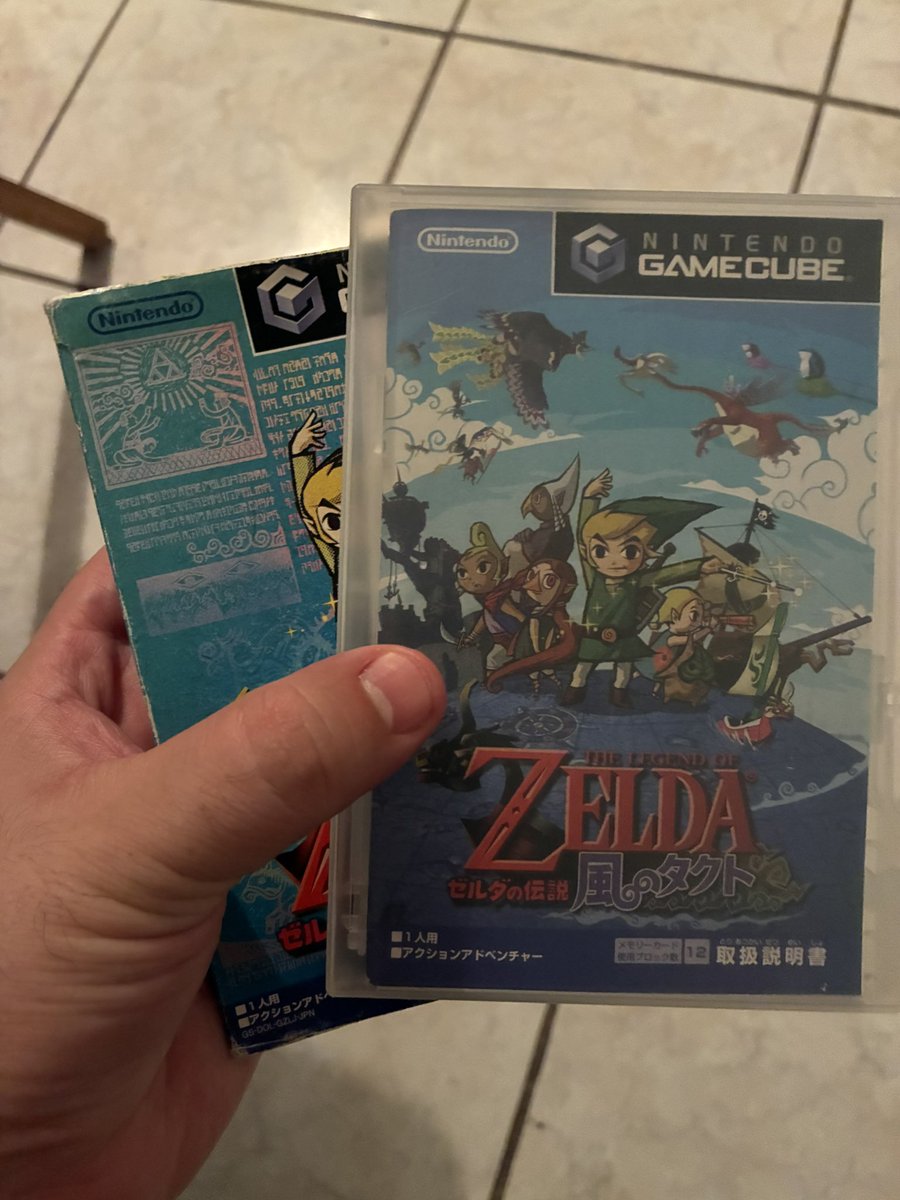 noblepr1's tweet photo. Me llego esto por correo! 😍
The Legend of Zelda Wing Waker para Gamecube version de Japon. 
#zelda #gamecube #nintendo https://t.co/hHK8z9WKDV