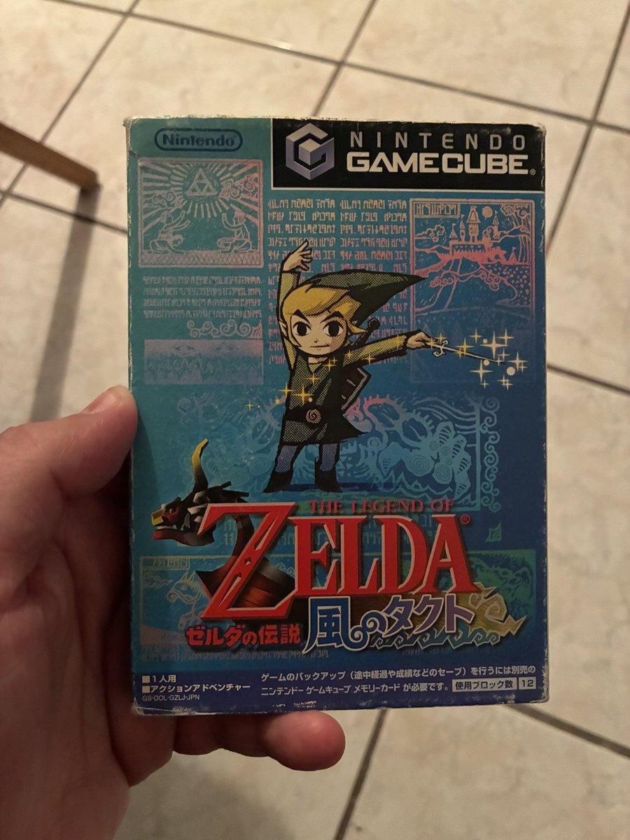 noblepr1's tweet photo. Me llego esto por correo! 😍
The Legend of Zelda Wing Waker para Gamecube version de Japon. 
#zelda #gamecube #nintendo https://t.co/hHK8z9WKDV