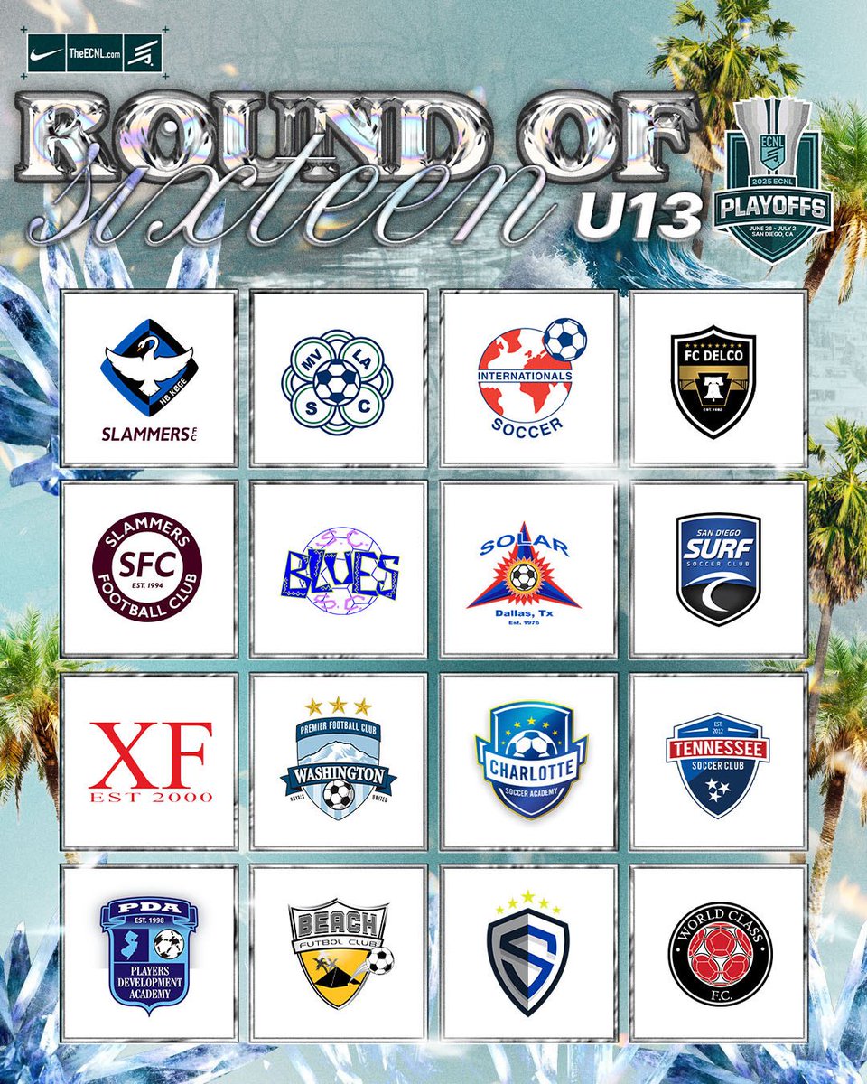 On to the ROUND OF SIXTEEN 👏

#ECNLplayoffs