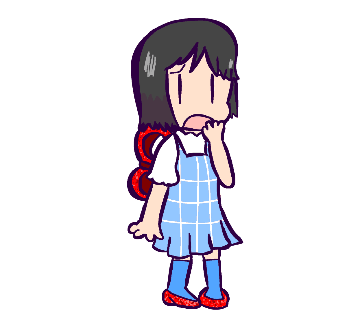 sheenzys's tweet image. Nichijou in the Wizard of Oz