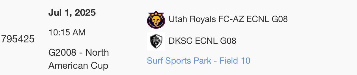 Ready for our last day in San Diego at #ecnlplayoffs! Look forward to getting back on the fields for the North American Cup Final. Hope to see you there!

<a href="/dksc_08_ECNL/">DKSC 07/08g ECNL</a> <a href="/DKSC09gECNL/">DKSC 09G ECNL</a> <a href="/DKSC_official/">D'Feeters Kicks Soccer Club</a> <a href="/JorgeHervert8/">Jorge Hervert</a> <a href="/DanielDobson24/">Daniel Dobson</a> <a href="/ECNLgirls/">ECNL Girls</a> <a href="/ImCollegeSoccer/">College Soccer Truth ™</a> <a href="/ImYouthSoccer/">ECNL/GA/Recruiting/College Soccer</a>