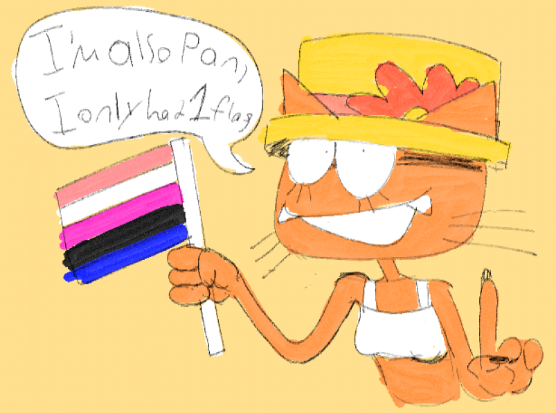 grapedaped's tweet image. wanted to scribble something quick before pride ended, happy pride month!!