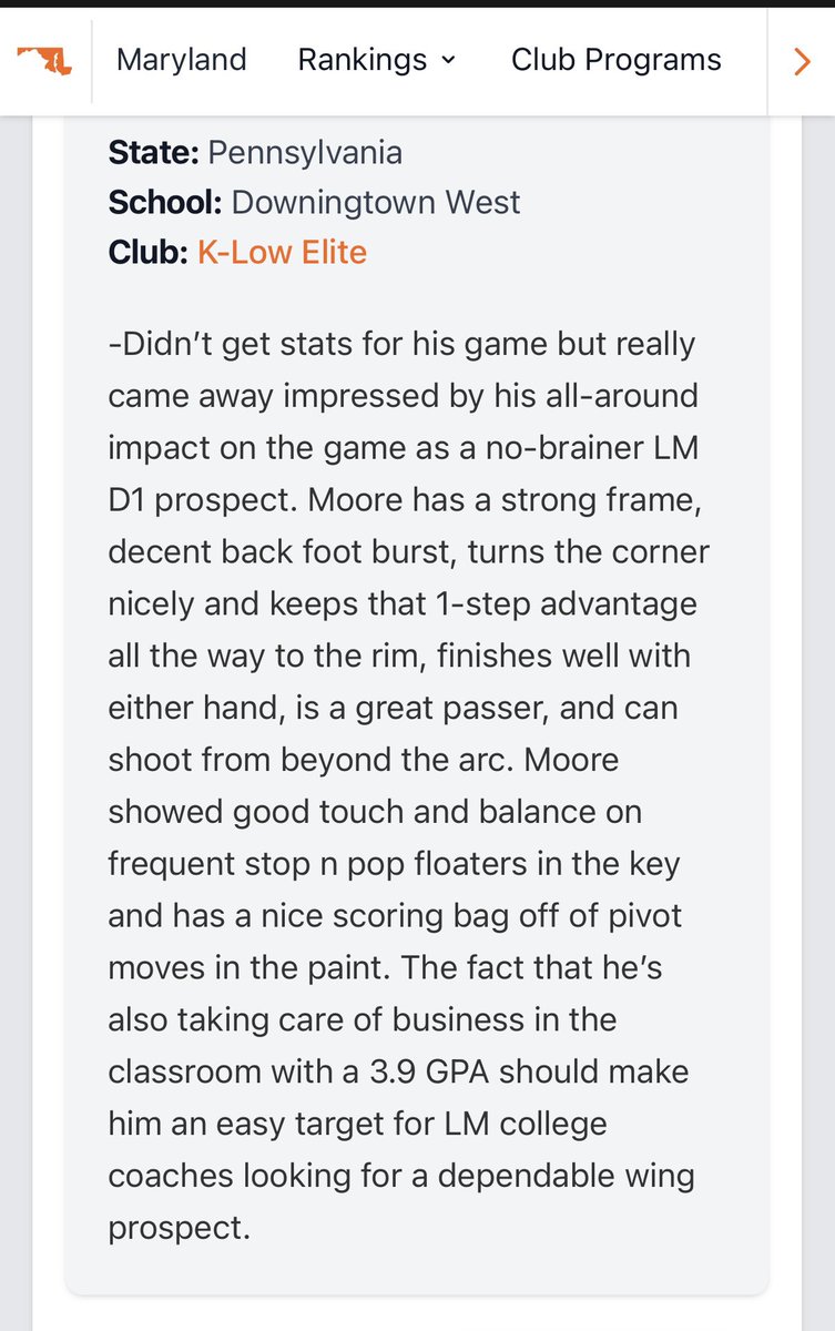 Thank you for the write up <a href="/pr0ia/">Aaron Proia</a> <a href="/PrepHoopsMD/">Prep Hoops Maryland</a>