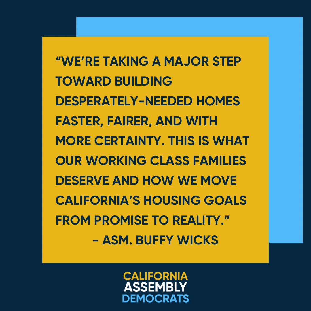 Today we took action on affordability and opportunity. Statements from Speaker Robert Rivas and Asm. Buffy Wicks: