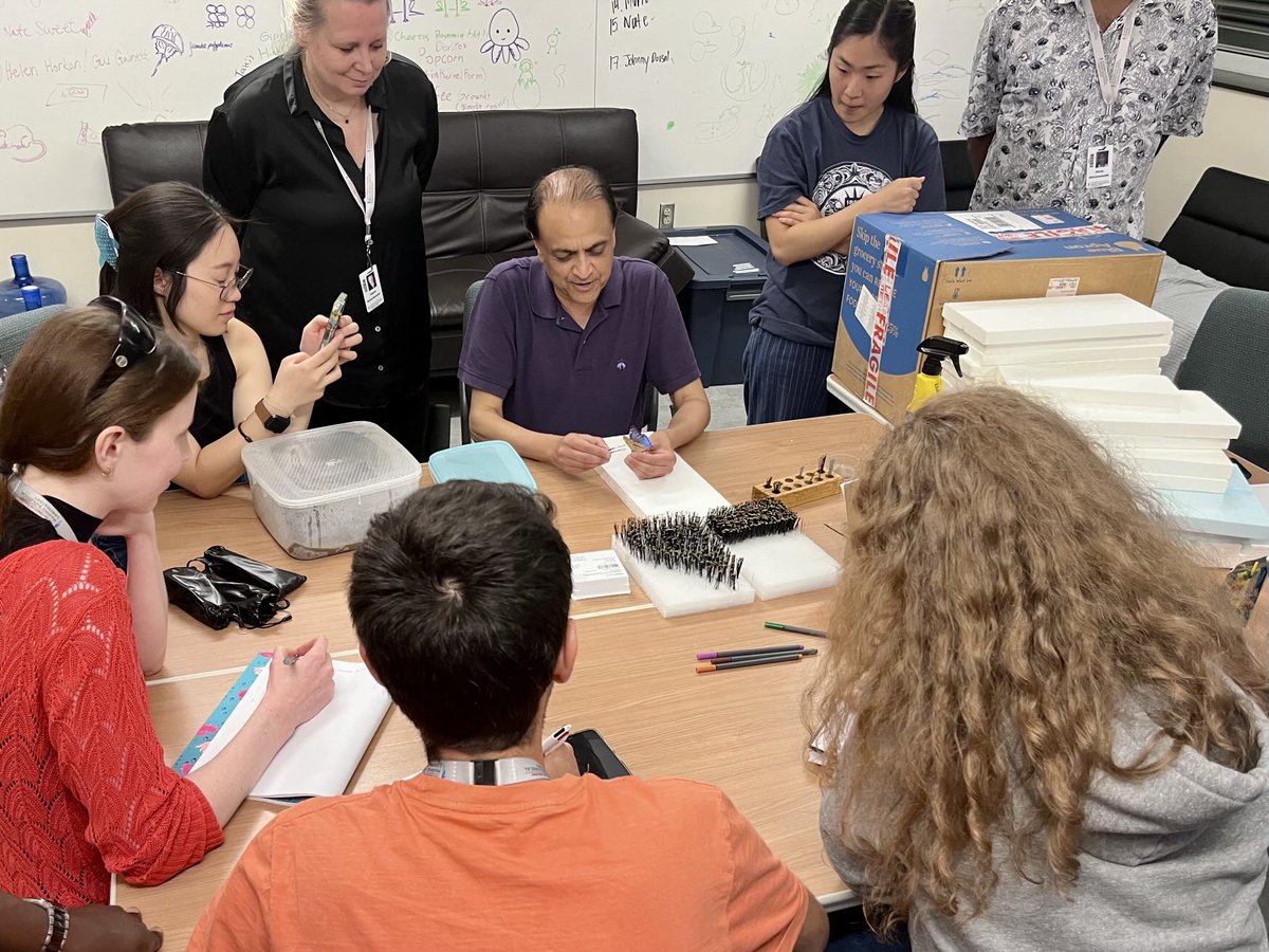 Richard Behringer (@rrbehringer) on Twitter photo Nipam Patel showing <a href="/MBLScience/">Marine Biological Laboratory (MBL)</a> Embryology students how to mount butterflies 🦋 😍 Nipam Patel showing <a href="/MBLScience/">Marine Biological Laboratory (MBL)</a> Embryology students how to mount butterflies 🦋 😍