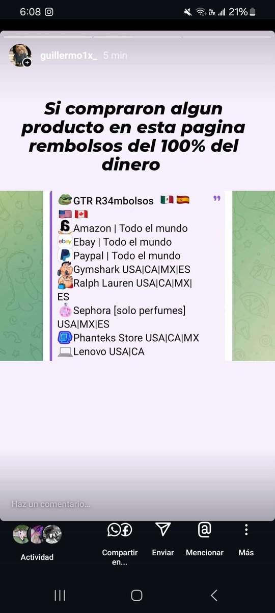 Rembolsos y nuevo metodo paypal x bbva, quieren dejar de ser un peon en el ajedrez cumplir sus sueños y metas y vivir la vida que siempre soñaron aqui vengo a ayudarte
DM o discord.gg/eYEABu2b