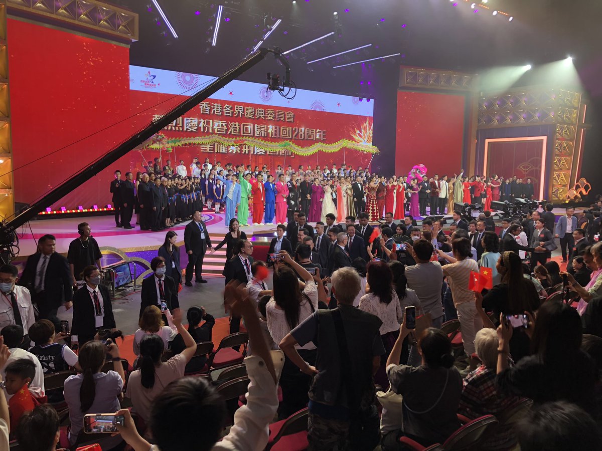 WBRS_DavidHLB's tweet photo. [Hong Kong’s Return to China 1997-2025] Photos 2 and 3 were captured instantly at the Hong Kong Coliseum on the evening of Monday, June 30. I was already lucky enough to be able to see Hong Kong SAR Chief Executive John Lee at such a close distance. https://t.co/3S0rE9Tkyf