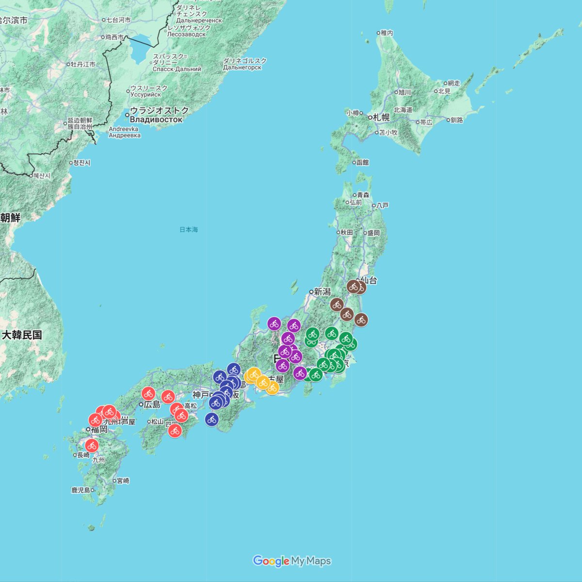 cyclocross_jp's tweet image. 2025-2026シーズンのAJOCC公認レースカレンダーを発表しました!!

開催場所を地図で見たい!! という方は、Googleマイマップをご覧ください👇️
maps.app.goo.gl/5hMWCALL8QpDPe…

西は熊本県(新会場)から東は宮城県まで、日本全国で約70大会開催予定です。

たくさんのご参加をお待ちしております🙋