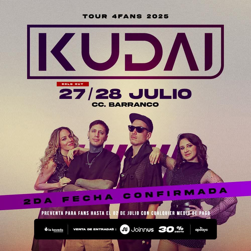 kudaienperu's tweet photo. Segunda fecha para #KudaienLima 🇵🇪.

#tour4fans #tour4fans2025 #musicandstylefco #kudai2025 #kudaienperu #kudaiPeru @gaby https://t.co/or0UAkZ8pf