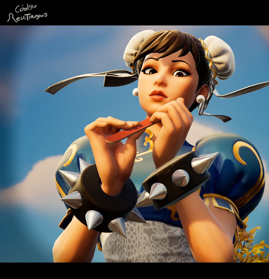Revirth29's tweet image. La Chun-Li.
#Fortography #Fortnite #FortniteArt #Chunli #StreetFighter