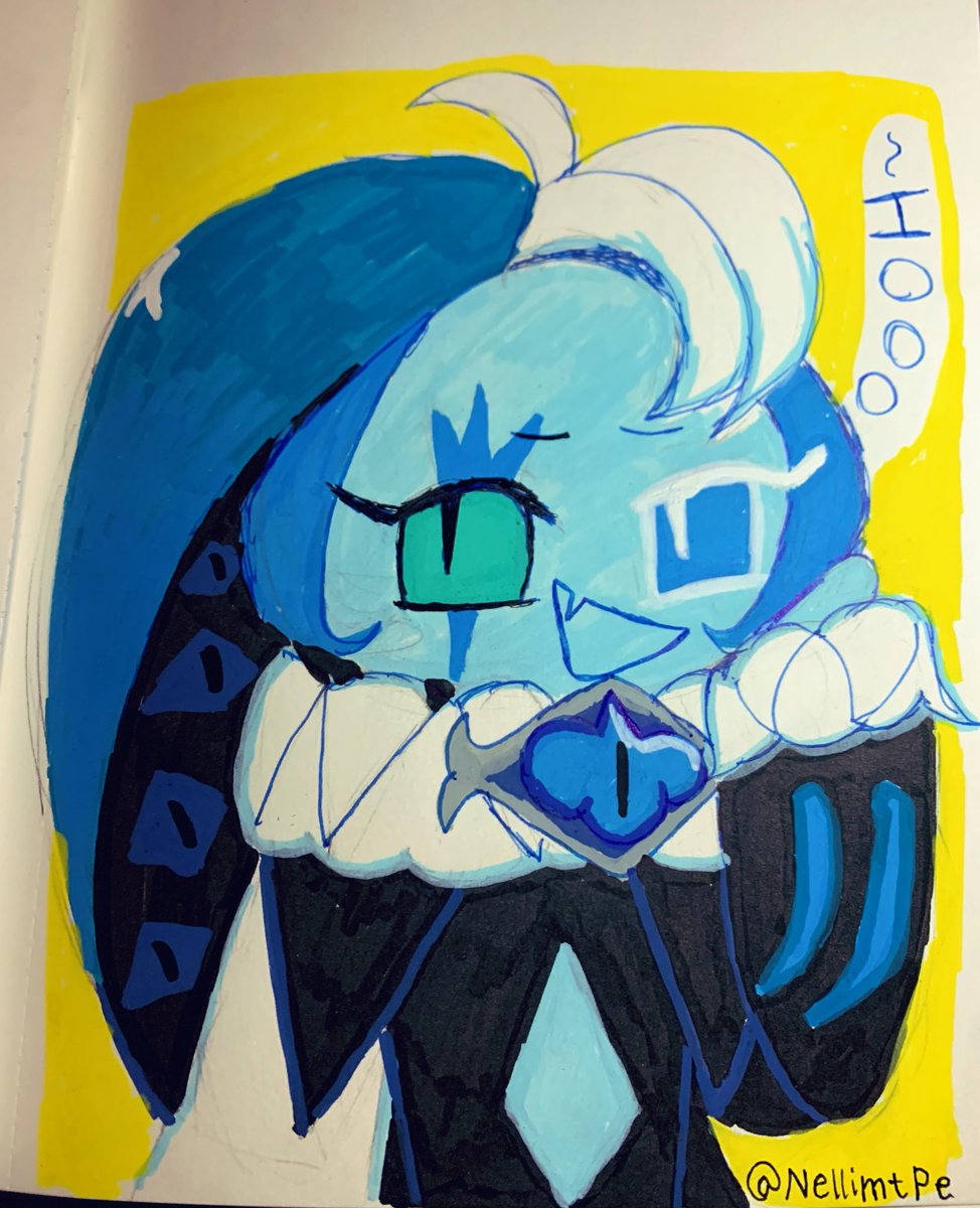 Nellimtpe's tweet image. First time drawing him :]💙
#shadowmilkcookie