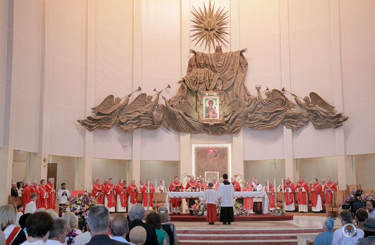 1/3 Sunday was a joyous day for the Pauline Fathers a Brothers, consecrated religious, staff, and lay faithful of the Shrine of Our Lady of Czestochowa, Doylestown, PA!  

I was blessed to join the Provincial Council of the Pauline Fathers &amp; Brothers