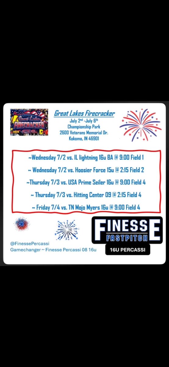 Leigha Blazetic | Uncommited 2026 (@leighablazetic) on Twitter photo My team had a good weekend at the Midwest Elite Showcase, pitched 13 innings and had 14 K's. Thank you to all the coaches who watched us. Will be in Indiana all week for the Great Lakes Firecracker showcase from 7/2- 7/6! <a href="/UCArrowSoftball/">Ursuline Softball</a> <a href="/OtterbeinSB/">Otterbein University Softball</a> <a href="/CoachD_TUSB/">Don Danklefsen</a> <a href="/CoWSoftball/">Wooster Softball</a> My team had a good weekend at the Midwest Elite Showcase, pitched 13 innings and had 14 K's. Thank you to all the coaches who watched us. Will be in Indiana all week for the Great Lakes Firecracker showcase from 7/2- 7/6! <a href="/UCArrowSoftball/">Ursuline Softball</a> <a href="/OtterbeinSB/">Otterbein University Softball</a> <a href="/CoachD_TUSB/">Don Danklefsen</a> <a href="/CoWSoftball/">Wooster Softball</a>
