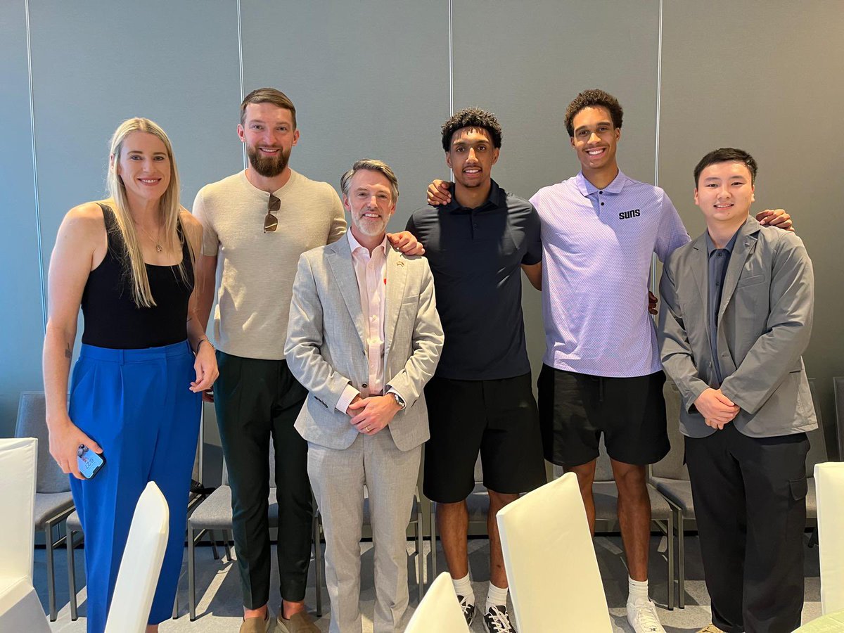 The <a href="/NBA/">NBA</a> is in Singapore! The NBA has organized the first-ever NBA Rising Star Invitational Basketball tournament that feature the best high school basketball teams from around the region.

It was great to meet NBA and WNBA players Lauren Jackson, Domantas Sabonis, Ryan Dunn, Oso
