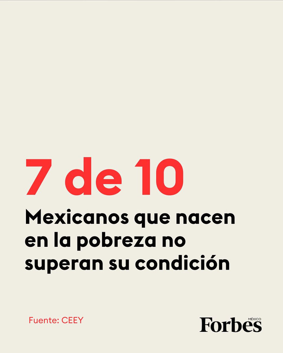 💸📉 7 de cada 10 mexicanos que nacen en la pobreza actualmente siguen siendo pobres

El 73% de las personas que nacen en el 20% de los hogares con menos recursos de México permanecen en la pobreza por ingresos, de acuerdo con el ‘Informe de Movilidad Social en México 2025: la