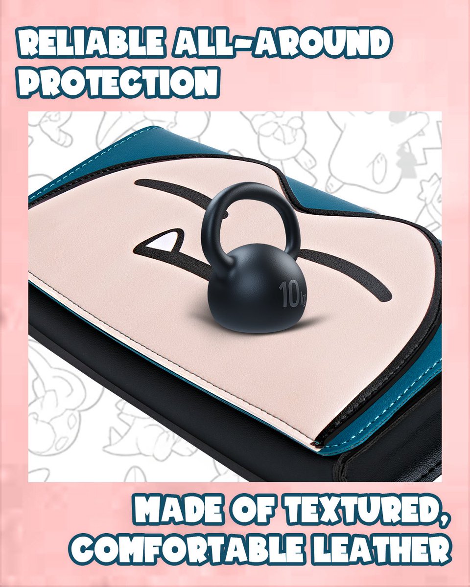 Funlab_switch's tweet image. 🛡️ &quot;Drop-Proof Your Adventures! Life’s full of surprises (and clumsy moments). 
😅 Our anti-fall design + pressure-resistant armor = peace of mind, even when Snorlax’s belly would rather be napping. 💪

#Funlab #Funcase #Nintendo #Snorlax #SwitchCarryingCase #switch2 #gamerlife…
