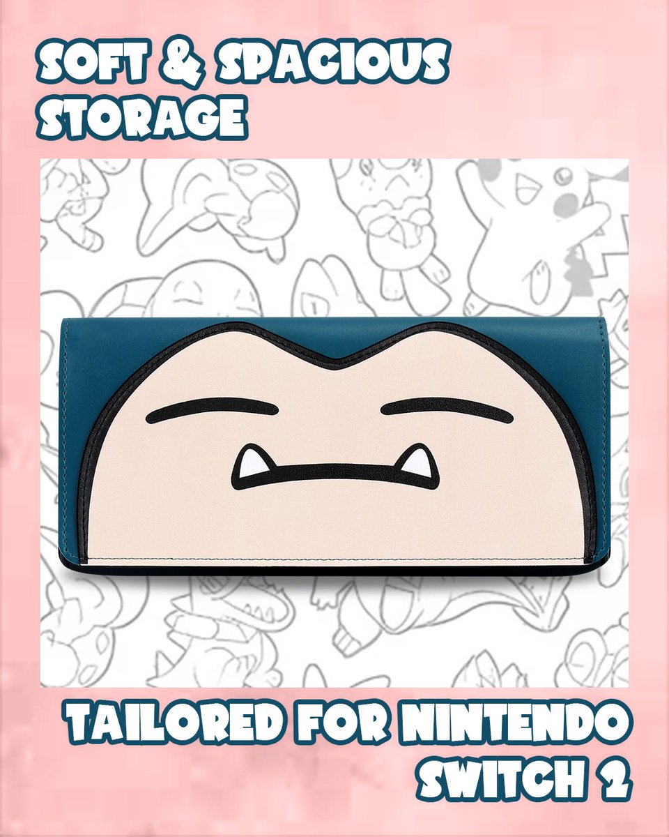 Funlab_switch's tweet image. 🛡️ &quot;Drop-Proof Your Adventures! Life’s full of surprises (and clumsy moments). 
😅 Our anti-fall design + pressure-resistant armor = peace of mind, even when Snorlax’s belly would rather be napping. 💪

#Funlab #Funcase #Nintendo #Snorlax #SwitchCarryingCase #switch2 #gamerlife…